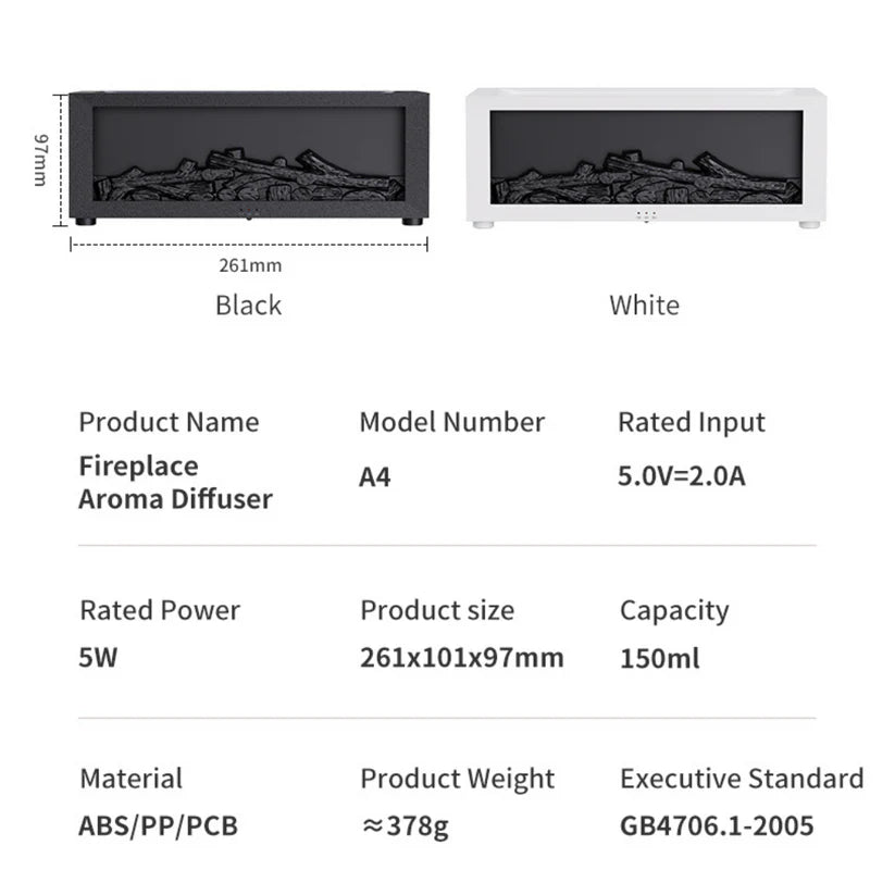 HavenFlame™ – The Soothing Flame Aroma Diffuser