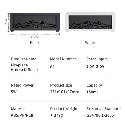 HavenFlame™ – The Soothing Flame Aroma Diffuser
